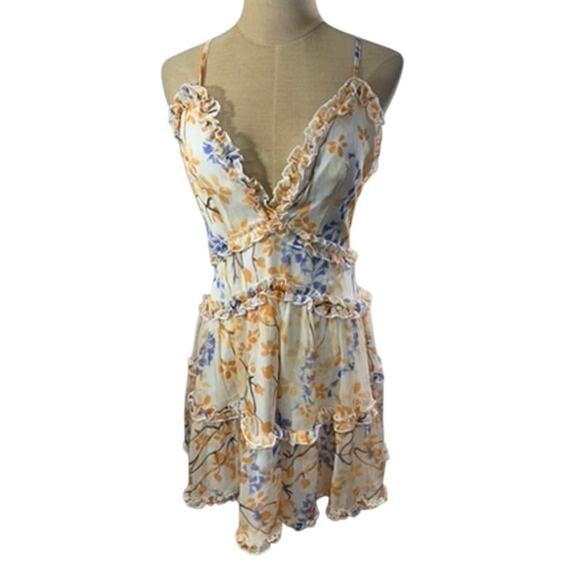 Hello Molly Dresses & Skirts - "Hello Molly" Only Yesterday SZ 6 Babydoll Floral Fairy Ruffles Sheer Feminine